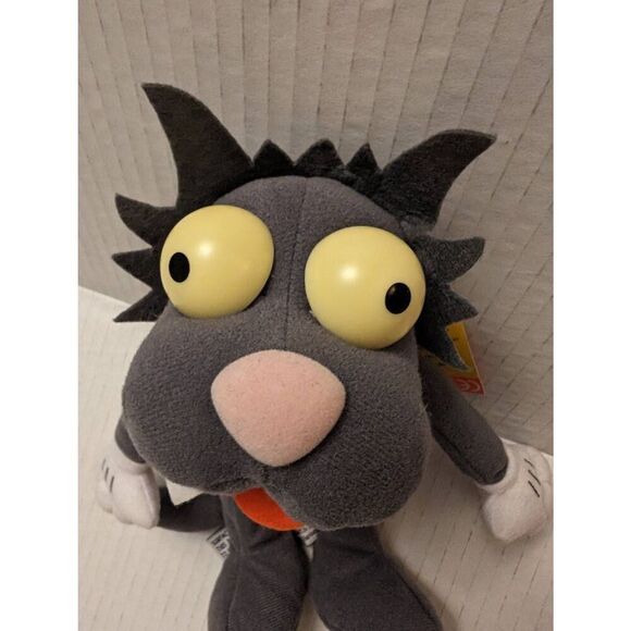 Vintage 1999 NEW! The Simpsons Scratchy Plush Stuffed Animal Animation Animated‎ - Picture 3 of 8